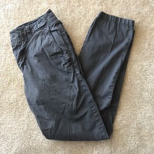Slim fit grey khakis 28x30